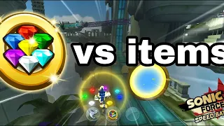 Super Sonic Style vs Items boost race Sonic Forces Speed Battle (HD Widescreen)