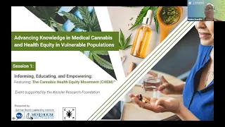 Advancing Knowledge in Medicinal Cannabis and Health Equity - Session 1