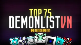 Top 75 người chơi Geometry Dash ở Việt Nam! (Và hardest của họ)