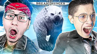 НА НАС НАПАЛ ДИКИЙ МЕДВЕДЬ В DREAD HUNGER! МЕДВЕДЬ УБИЛ ВСЮ КОМАНДУ В ДРЕД ХАНГЕР!