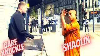 GYPSY TRAVELLER GOES BARE KNUCKLE ON SHAOLIN MONK !!!!   (PART 1)