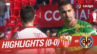 Highlights Sevilla FC vs Villarreal CF (0-0)