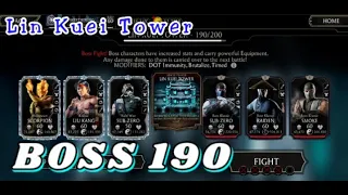 MK MOBILE LIN KUEI TOWER BOSS 190 !Reward !Mortal Kombat Mobile