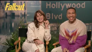 Did The FALLOUT Cast Play The Game? Ella Purnell and Aaron Moten Talk Video Game Series | INTERVIEW