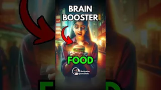 3 Secret Foods! Boost 100X Brain Power 🔥 Memory Tips #studytips #examtips