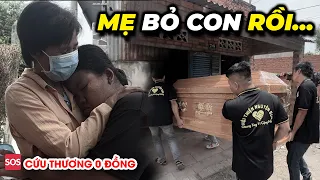 Chưa kịp về đến nhà cô Hoàng đã trút hơi thở cuối cùng, bỏ lại người chồng và người con khờ