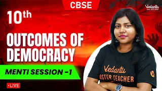 Menti Session: Outcomes of Democracy | Class 10 Social Science | CBSE 2024 | Sandra ma'am