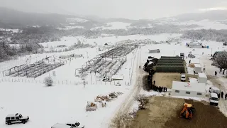 Jezivi snimci izbegličkog kampa iz vazduha