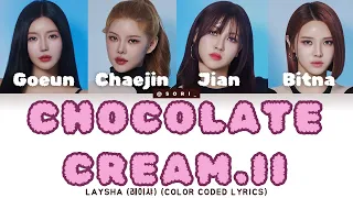 LAYSHA (레이샤) - CHOCOLATE CREAM.II (ft. Microdot (마이크로닷)) | Color Coded Lyrics