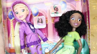 Hasbro Comfy Princesses Tiana and Rapunzel Doll Unboxing - Ralph Breaks the Internet Toys