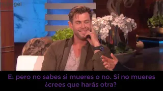 Chris Hemsworth no tiene idea de lo que pasa en 'Avengers: Endgame' (Subtitulado)