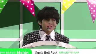 BTS Taehyung and suga 'jingle bell rock' performance