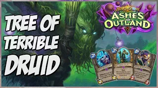 Hearthstone | Tree of Terrible Druid | Journey into Wild 192 | Ashes of Outlands