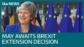 Theresa May awaits Brexit extension decision from EU leaders | ITV News