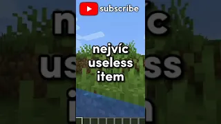 Co je ten nejhorší item v Minecraftu?