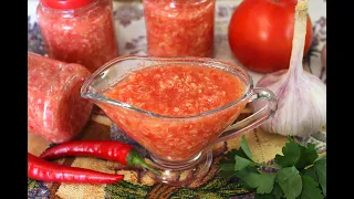 🍅 Хреновина ! 🌶Соус чили по-уральски! Острая приправа.🧄