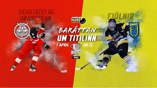 SA vs Fjölnir Kvenna  Baráttan um Titillinn  9.4.2022 leikur 3