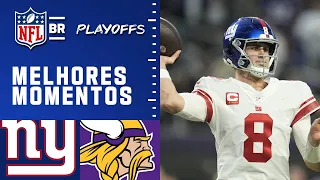 New York GIANTS x Minnesota VIKINGS| NFL Playoffs | Melhores Momentos | Rodada de WILD CARD