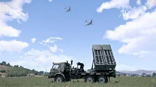 Uzun Menzilli Hava Füzesi 2 Rusya Uçak Yok Etme Simülesi - ARMA 3 Simulation Savaşı - ukrayna