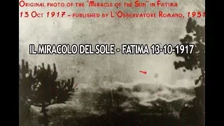 Il miracolo del sole a Fatima, 13-10-1917