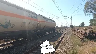 Tarde de trenes en Lora del Río, Cantillana y La Rinconada