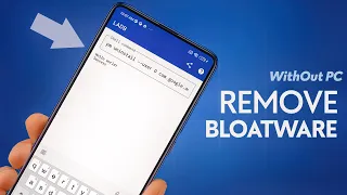 Remove SYSTEM APPS Without ROOT and PC | Phone Method Only