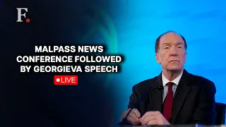IMF - World Bank LIVE : Malpass News Conference Followed By Georgieva Speech | IMF MD Georgieva LIVE