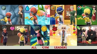 Pokemon Let's Go Pikachu & Eevee - All Gym Leader Battles [1080p 60 fps]