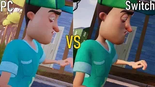 Hello Neighbor Graphics Comparison and Review (PC vs Nintendo Switch)