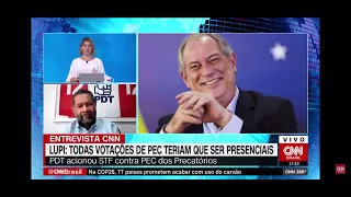 Lupi em entrevista na CNN