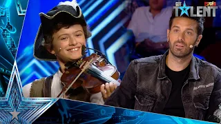 VIRAL ALERT! Marceló Ré, THE VIOLIN CHILD that shocks you  | Auditions 1 | Spain's Got Talent 2021