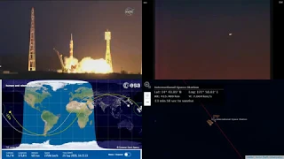 REPLAYS - LIVE Soyuz MS-15 ISS-61 Astronaut Launch To Space Station (Skripochka, Meir, Almansoori)