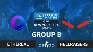 CS:GO - HellRaisers vs ETHEREAL [Dust2] Map 1 - IEM New York 2020 - Group B - CIS