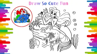 How to Draw and Color a Cute Mermaid | Easy Step-by-Step Guide