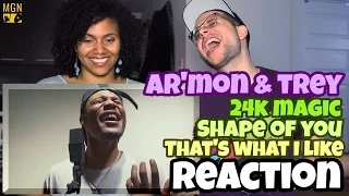 Ar'mon And Trey - 24K Magic | That's What Like | Shape Of You | Mashup REACTION