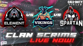 Elements vs Vikings vs Spartan Tournament, Day 1 of the 2nd Week of Season 1 | Call of Duty Mobile