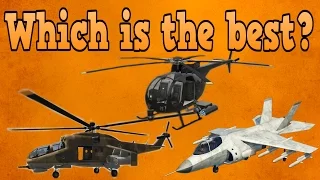 GTA Online Guides - Buzzard VS Savage VS Hydra