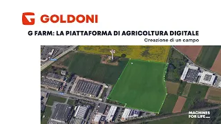 GOLDONI G Farm: creazione di un campo