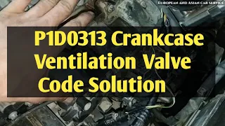 P1D0313 CODE| Mercedes C200 crankcase ventilation valve, solve problem #p1d0313 #mercedes #valve
