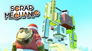 ГИГАНТСКИЙ РОБОТ на 3-их ЧЕЛОВЕК! | ПОДАРКИ в SCRAP MECHANIC