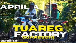 Aprilia Tuareg 660 prova ESCLUSIVA in fuoristrada - Stock vs Rally by Guareschi Corse