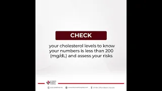 Check your Cholesterol Levels