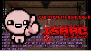 Как открыть консоль в the binding of isaac repentance. И новая рубрика!