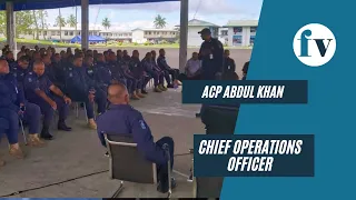 Chief Operations Officer ACP Abdul Khan briefing PSRU Officers
