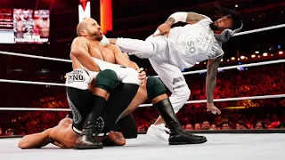 FULL MATCH - The Usos vs. The Bar vs. Black & Ricochet vs. Rusev & Nakamura: WWE WrestleMania 35