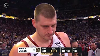 Nikola Jokic Interview After Leading Nuggets To The 1st Championship In Franchise History!
