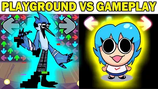 FNF Character Test | Gameplay VS Playground | FNF Mods | Mordecai Spinel Sky