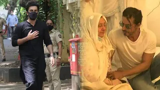 Ranbir, Shahrukh Meet Saira Banu | Btown Celebs Pay Last Respects To Dilip Kumar