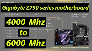RAM Speed Increase 4000 MHz to 6000 MHz in Z790 AORUS ELITE |How to enable X.M.P to overclock Ram|