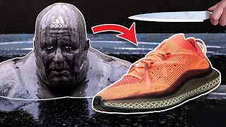 Is the Future 3D Printed Shoes? - Adidas 4D Fusio - (CUT IN HALF)